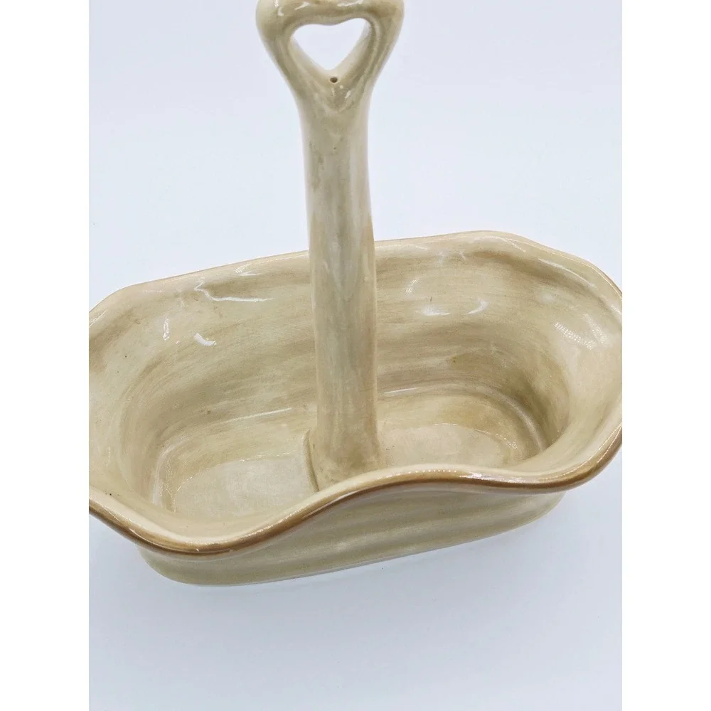 Tabletops‎ Unlimited Fruition Ceramic S&P Shaker Caddy Table Caddy Hand Painted